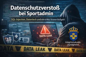 DSGVO Bußgeld Sportadmin SGL Injection